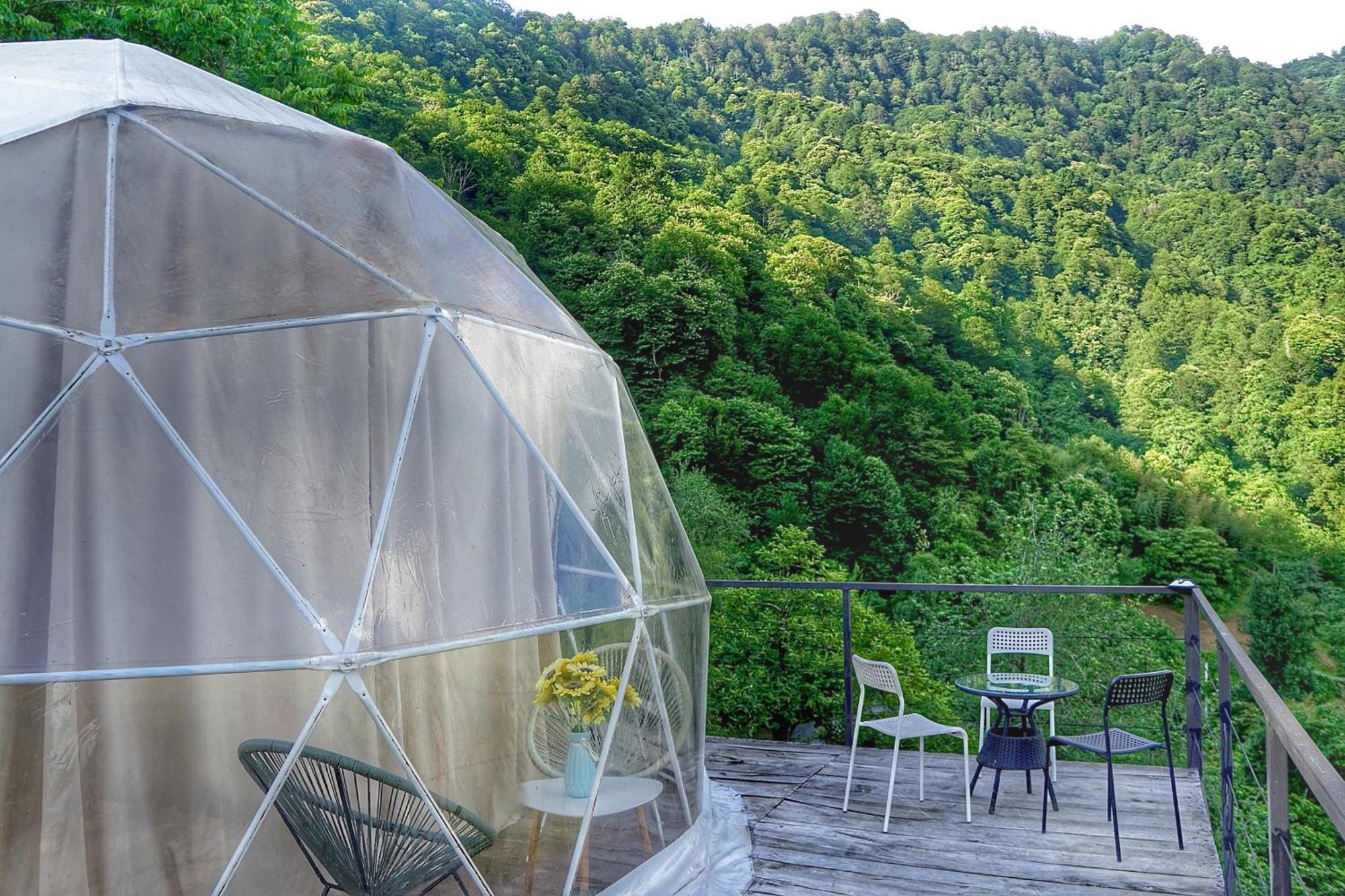 Отель Mtirala Glamping Chakvistavi Экстерьер фото